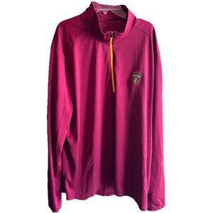 NBA Ultra Game Cleveland Cavaliers 1/4 Zip Pullover T-shirt XXL Men’s Red 2X